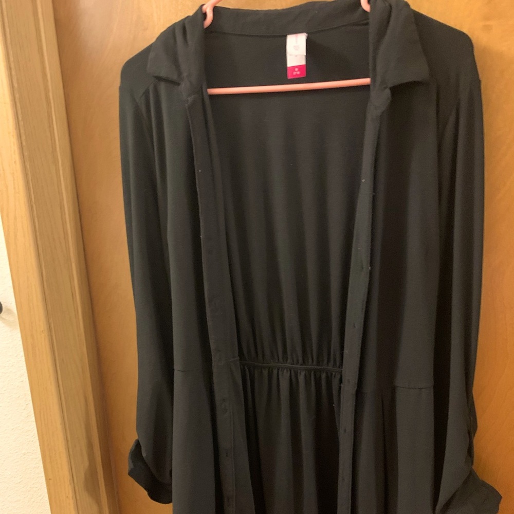 Midi black dress in Juniors